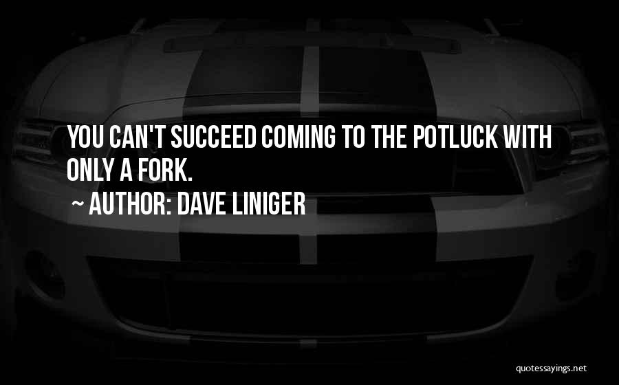 You Can't Succeed Quotes By Dave Liniger