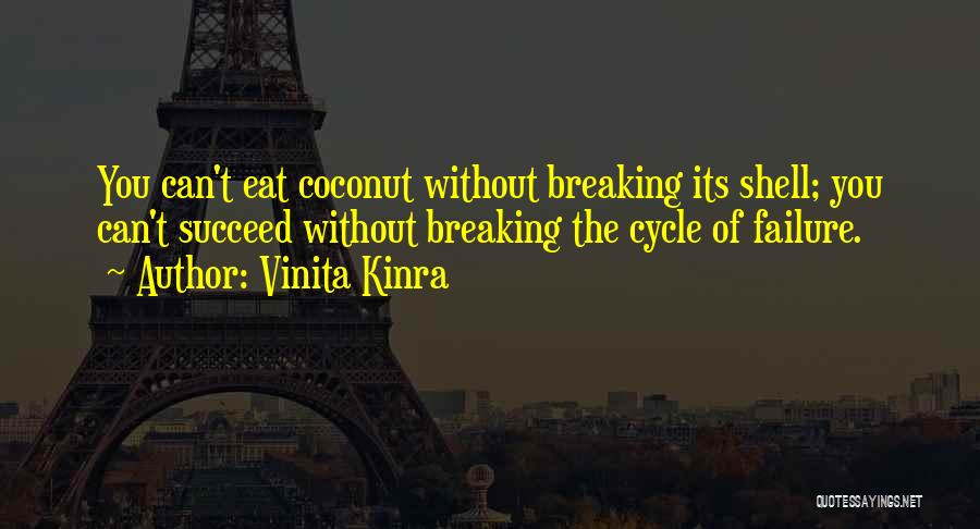 You Can't Succeed Quotes By Vinita Kinra