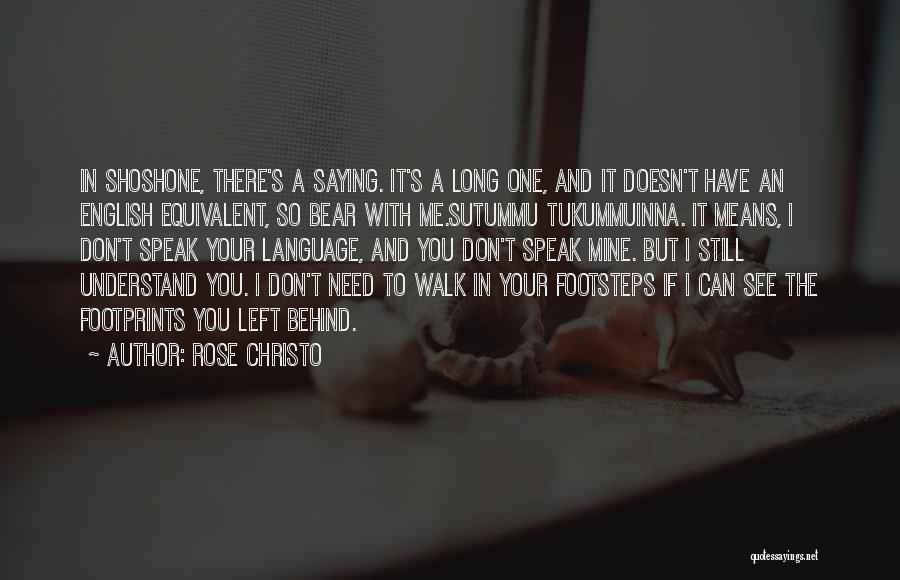 You Can't Understand Me Quotes By Rose Christo