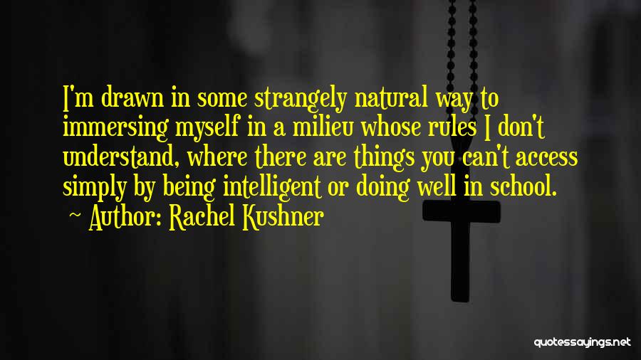 You Can't Understand Quotes By Rachel Kushner