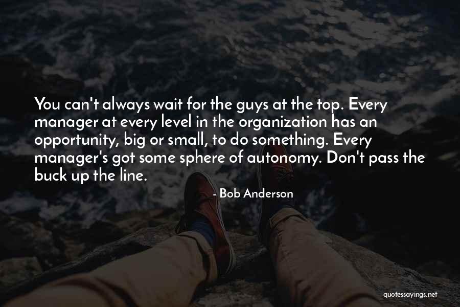 You Can't Wait Quotes By Bob Anderson