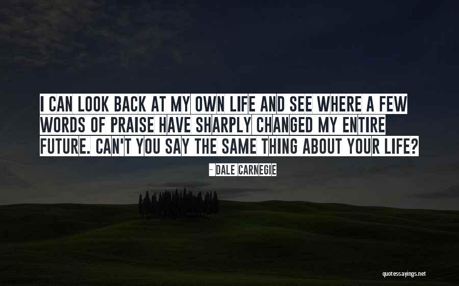 You Changed My Life Quotes By Dale Carnegie