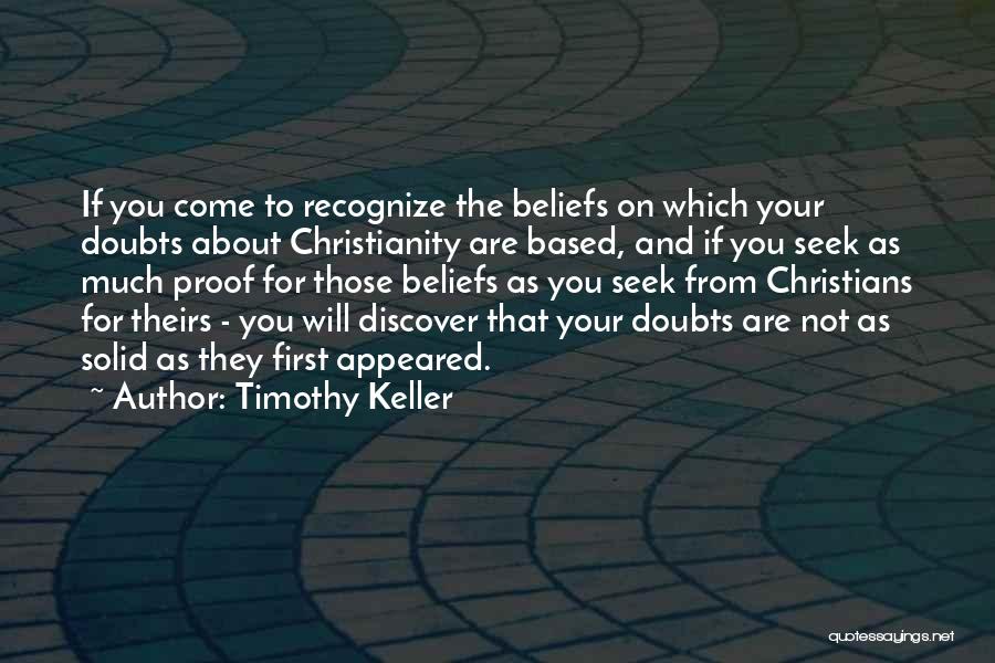 You Come First Quotes By Timothy Keller