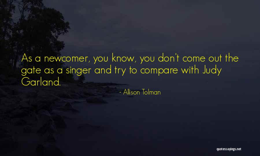 You Compare Quotes By Allison Tolman You Compare Quotes By Allison Tolman