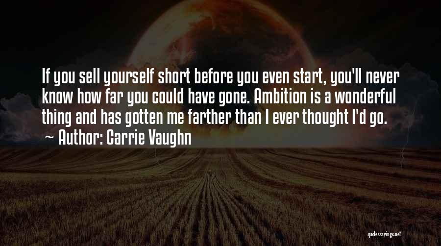 You Could Sell Quotes By Carrie Vaughn