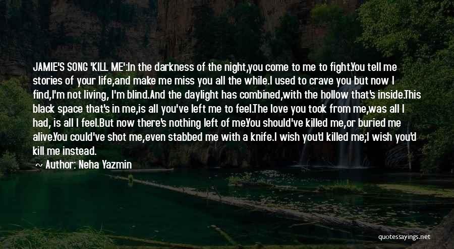 You Crave Me Quotes By Neha Yazmin