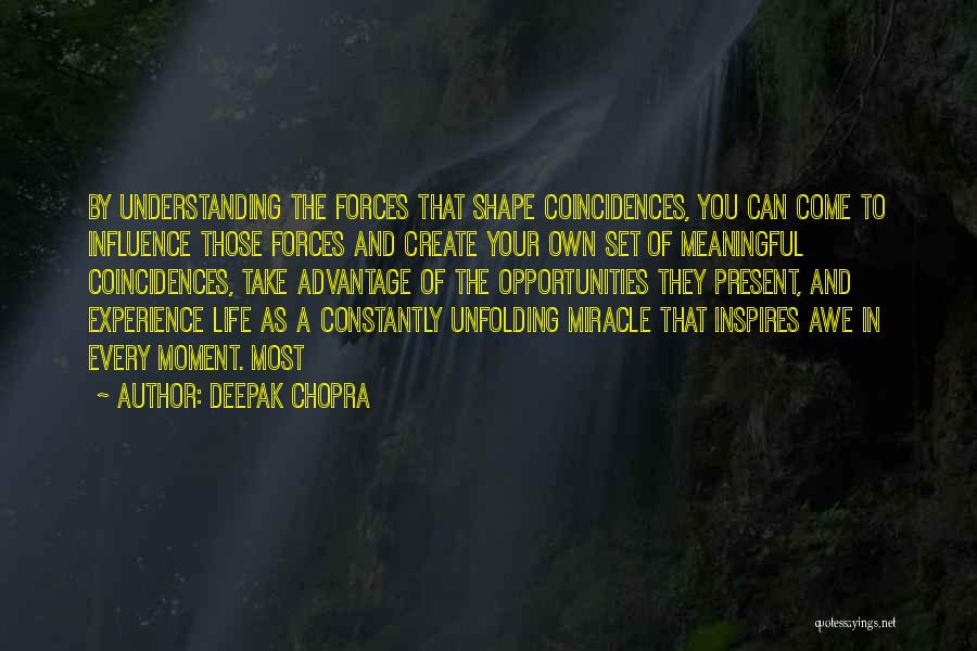 You Create Your Own Life Quotes By Deepak Chopra