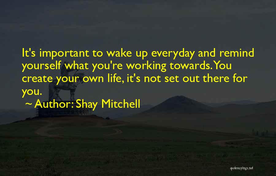 You Create Your Own Life Quotes By Shay Mitchell