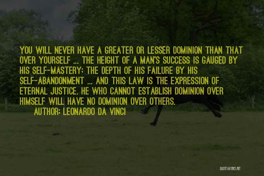 You Da Man Quotes By Leonardo Da Vinci