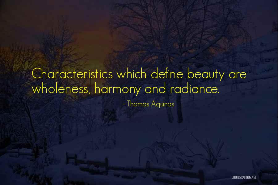 You Define Beauty Quotes By Thomas Aquinas