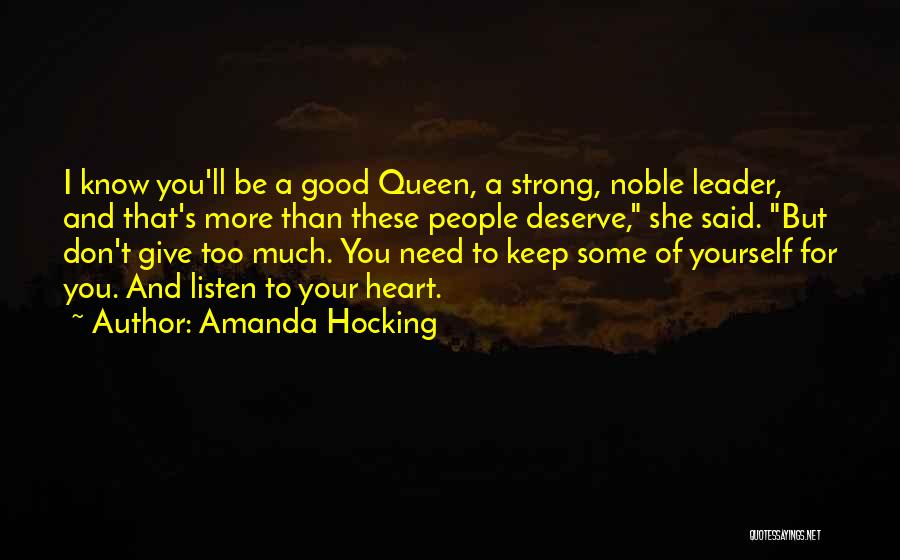 You Deserve Much More Quotes By Amanda Hocking