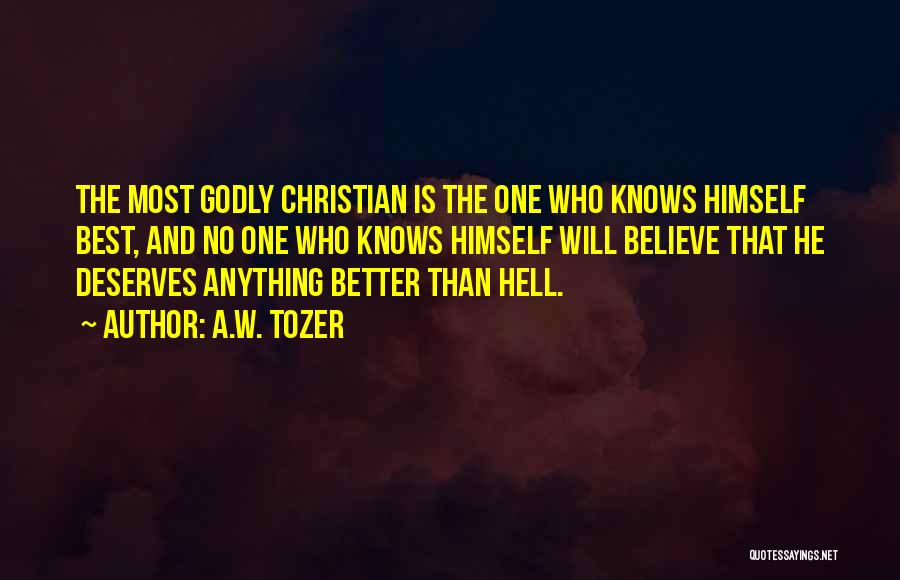 You Deserves Better Quotes By A.W. Tozer