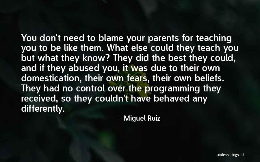 You Did The Best You Could Quotes By Miguel Ruiz You Did The Best You Could Quotes By Miguel Ruiz