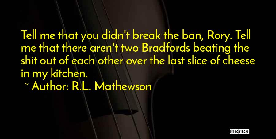 You Didn't Break Me Quotes By R.L. Mathewson