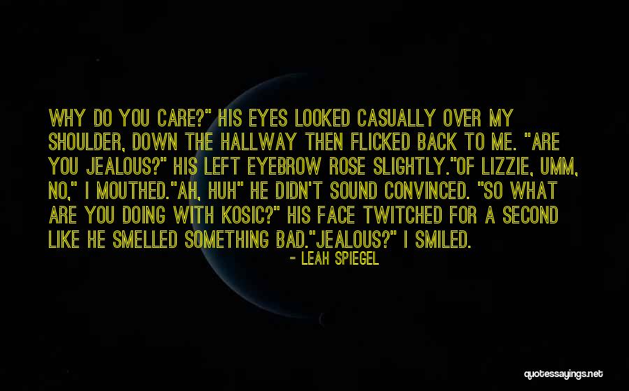 You Didn't Care Quotes By Leah Spiegel You Didn't Care Quotes By Leah Spiegel