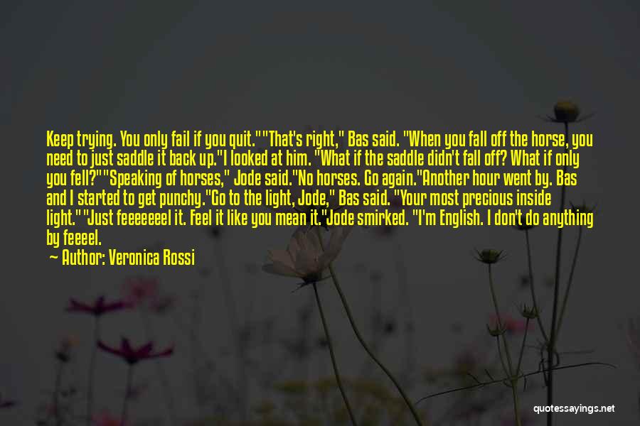 You Didn't Mean What You Said Quotes By Veronica Rossi