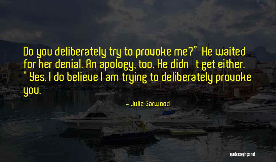 You Didn't Try Quotes By Julie Garwood