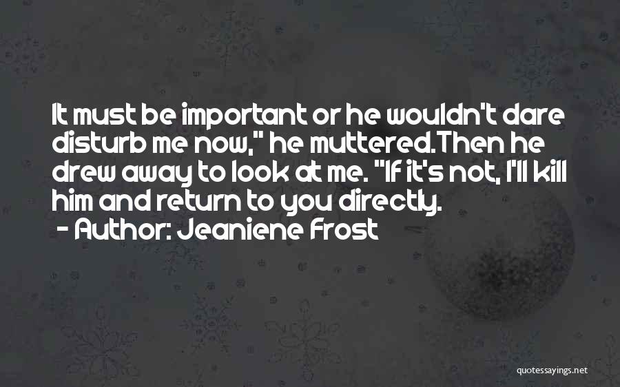 You Disturb Me Quotes By Jeaniene Frost