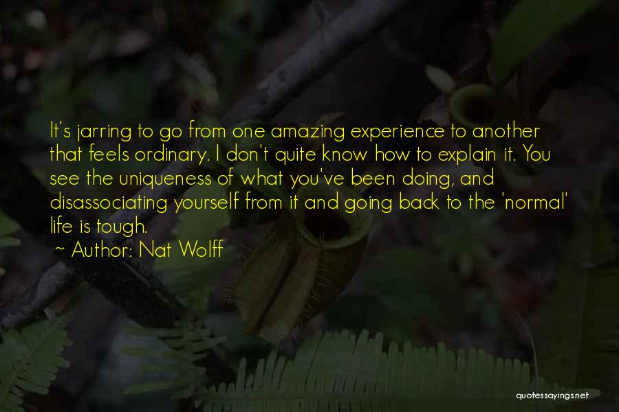 You Don Know How Amazing You Are Quotes By Nat Wolff