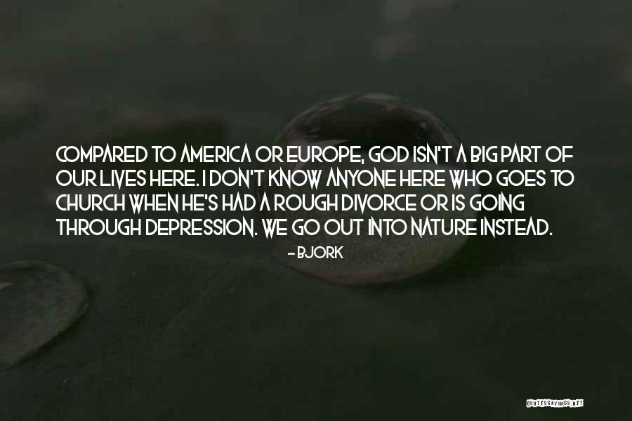 You Don't Even Know What I'm Going Through Quotes By Bjork