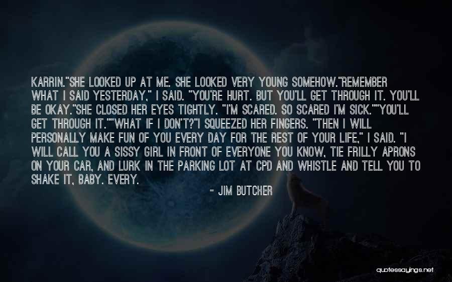 You Don't Even Know What I'm Going Through Quotes By Jim Butcher