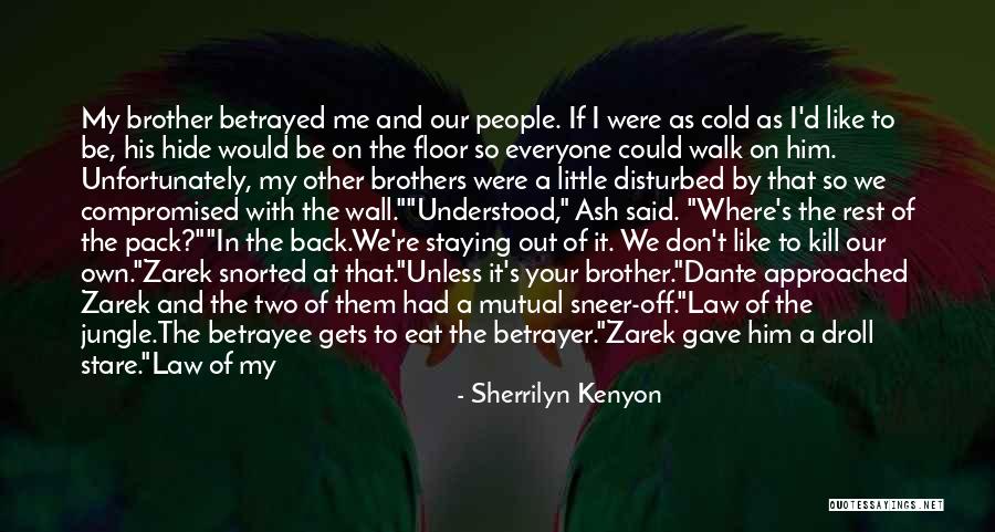 You Don't Have My Back Quotes By Sherrilyn Kenyon