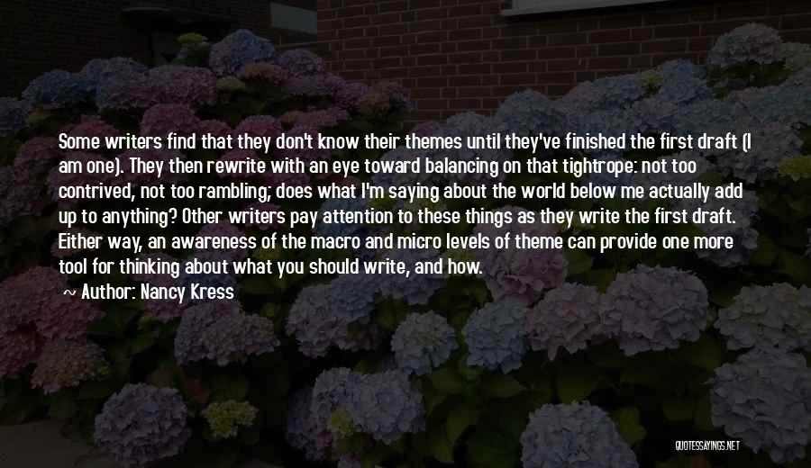 You Don't Know Anything About Me Quotes By Nancy Kress