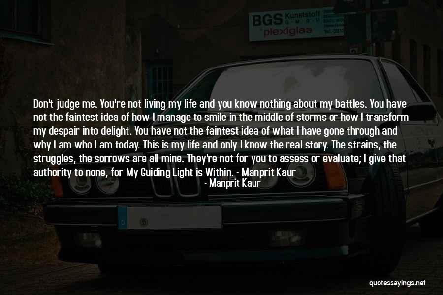 You Don't Know My Story Quotes By Manprit Kaur