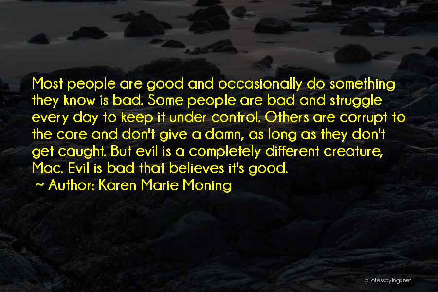 You Don't Know My Struggle Quotes By Karen Marie Moning