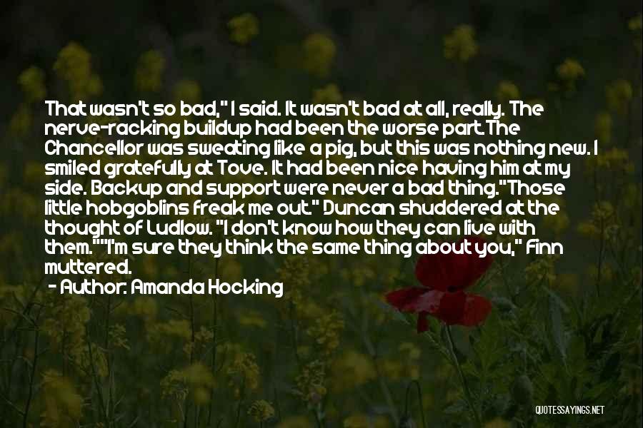 You Don't Know Nothing About Me Quotes By Amanda Hocking