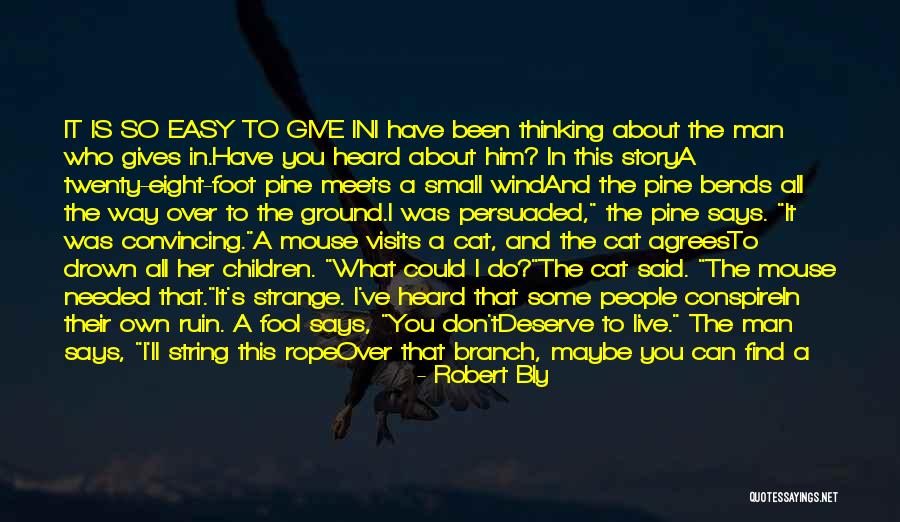 You Don't Need A Man Quotes By Robert Bly You Don't Need A Man Quotes By Robert Bly