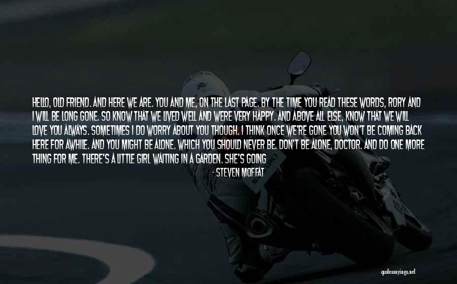 You Don't Need A Man Quotes By Steven Moffat You Don't Need A Man Quotes By Steven Moffat