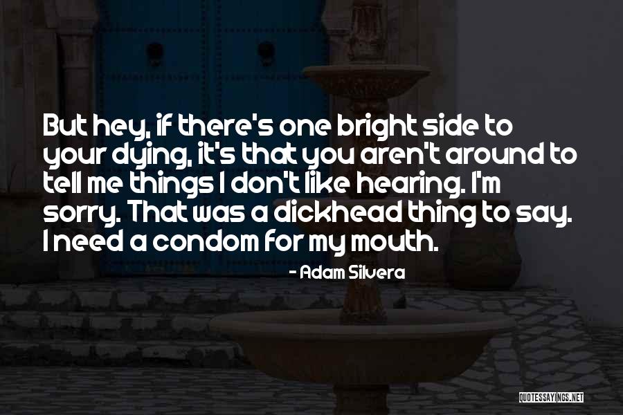 You Don't Need To Like Me Quotes By Adam Silvera You Don't Need To Like Me Quotes By Adam Silvera