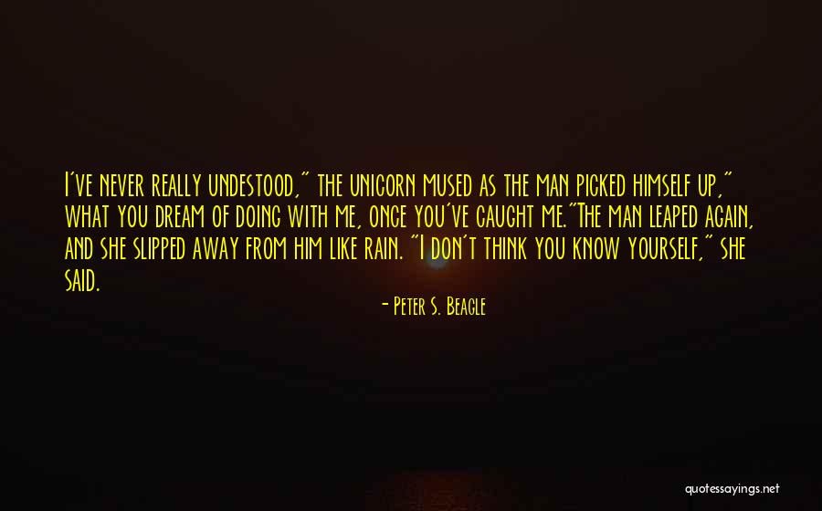 You Don't Really Know Me Quotes By Peter S. Beagle You Don't Really Know Me Quotes By Peter S. Beagle