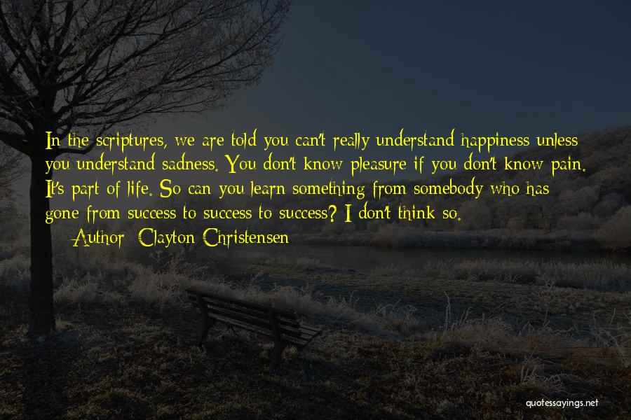 You Don't Understand My Pain Quotes By Clayton Christensen