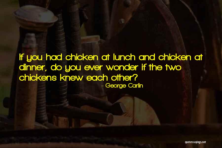 You Ever Wonder Quotes By George Carlin