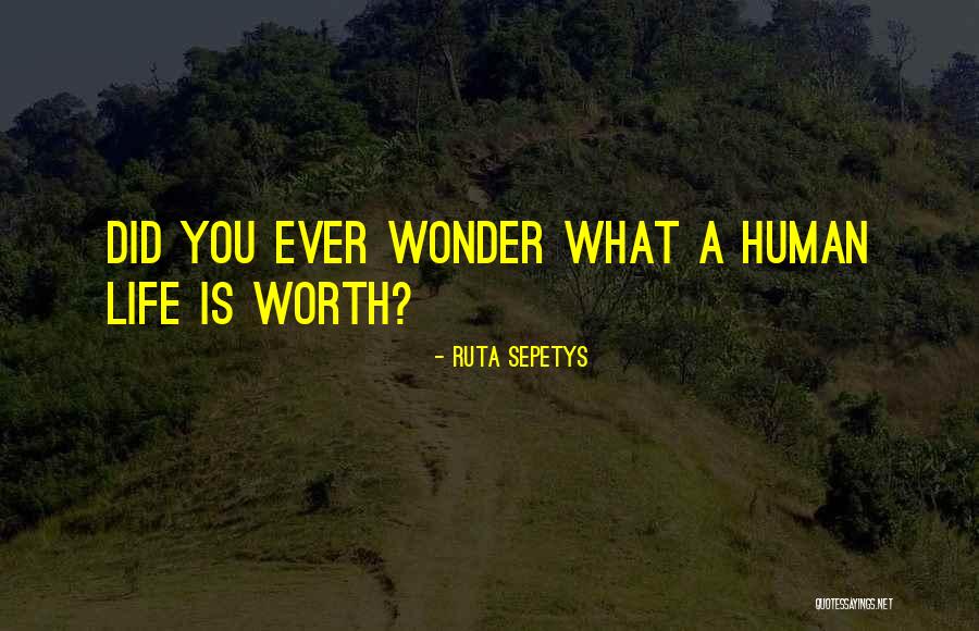 You Ever Wonder Quotes By Ruta Sepetys