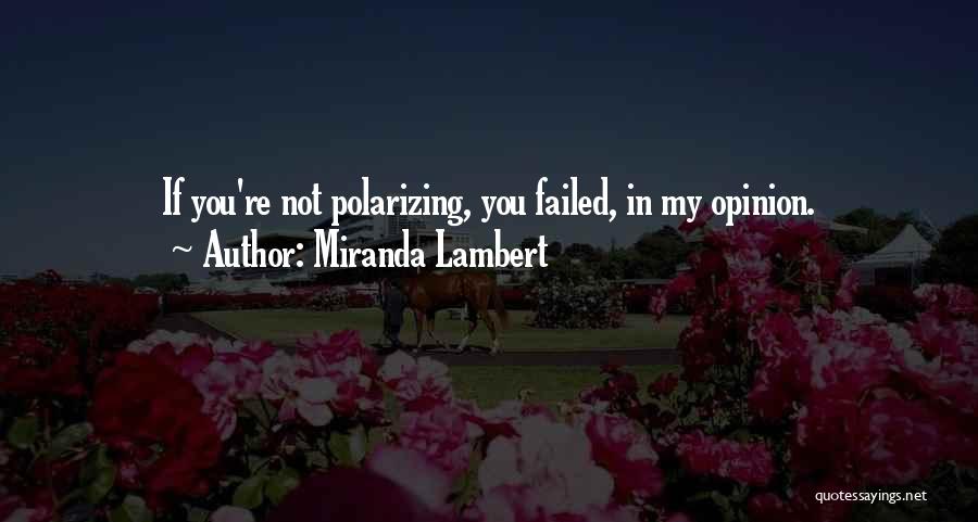 You Failed Quotes By Miranda Lambert