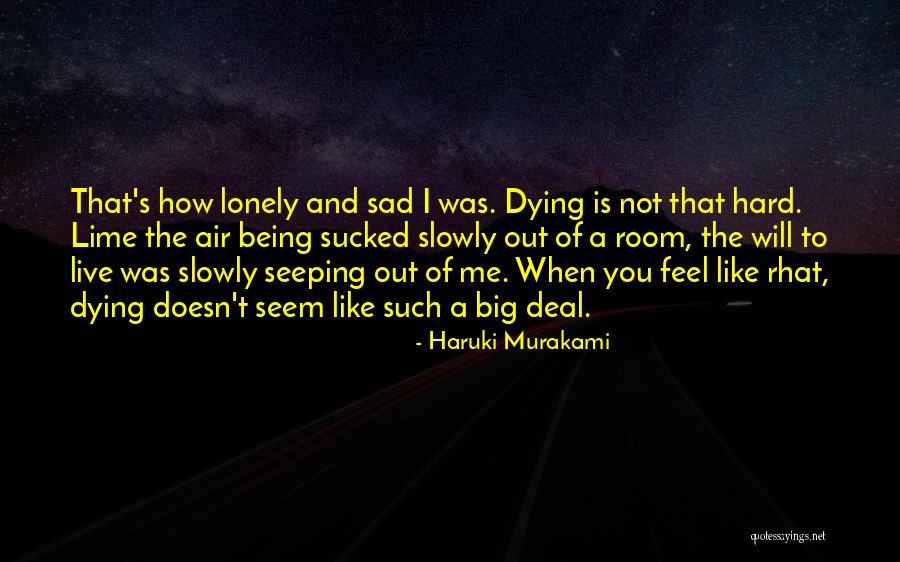 You Feel Lonely Quotes By Haruki Murakami