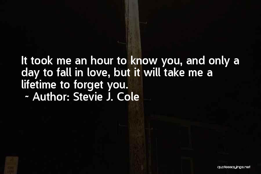You Forget Me Love Quotes By Stevie J. Cole