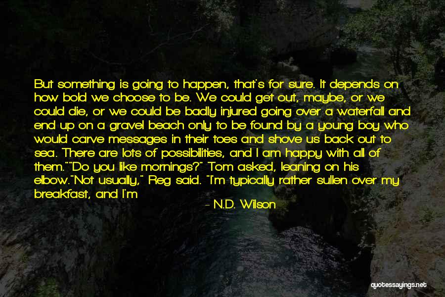 You Found The Right One Quotes By N.D. Wilson You Found The Right One Quotes By N.D. Wilson