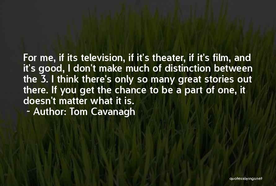 You Get One Chance Quotes By Tom Cavanagh