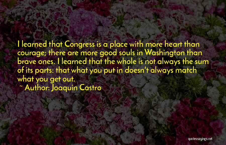 You Get Out What You Put In Quotes By Joaquin Castro