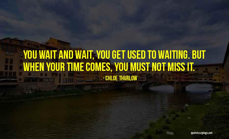 You Get Used To It Quotes By Chloe Thurlow You Get Used To It Quotes By Chloe Thurlow