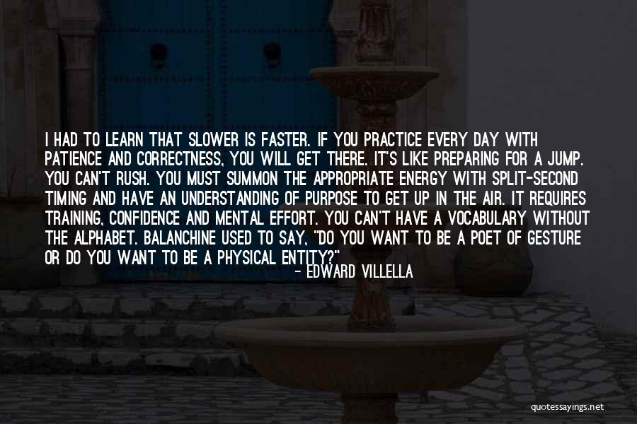 You Get Used To It Quotes By Edward Villella You Get Used To It Quotes By Edward Villella