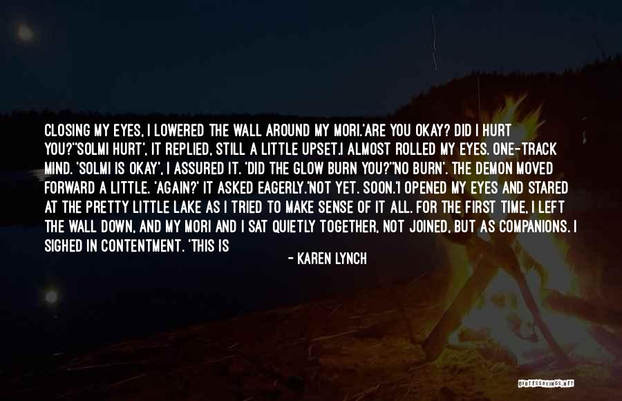 You Get Used To It Quotes By Karen Lynch You Get Used To It Quotes By Karen Lynch