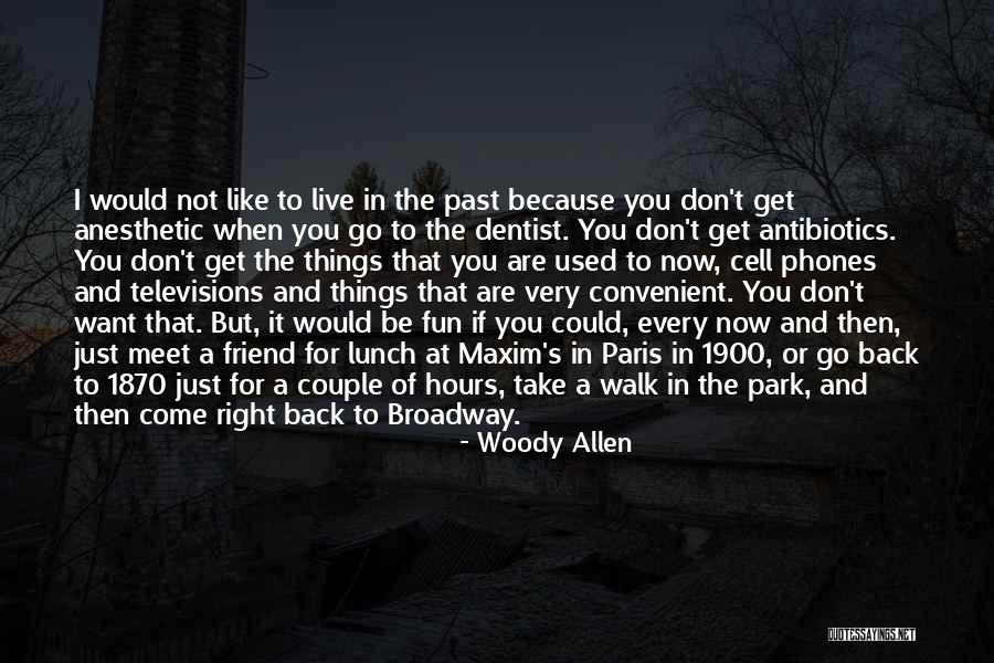 You Get Used To It Quotes By Woody Allen You Get Used To It Quotes By Woody Allen