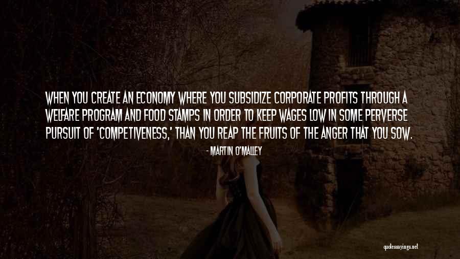 You Get What You Sow Quotes By Martin O'Malley You Get What You Sow Quotes By Martin O'Malley