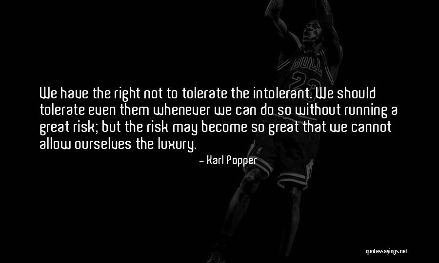You Get What You Tolerate Quotes By Karl Popper You Get What You Tolerate Quotes By Karl Popper