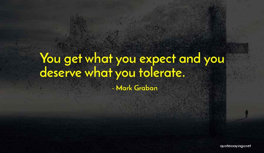 You Get What You Tolerate Quotes By Mark Graban You Get What You Tolerate Quotes By Mark Graban